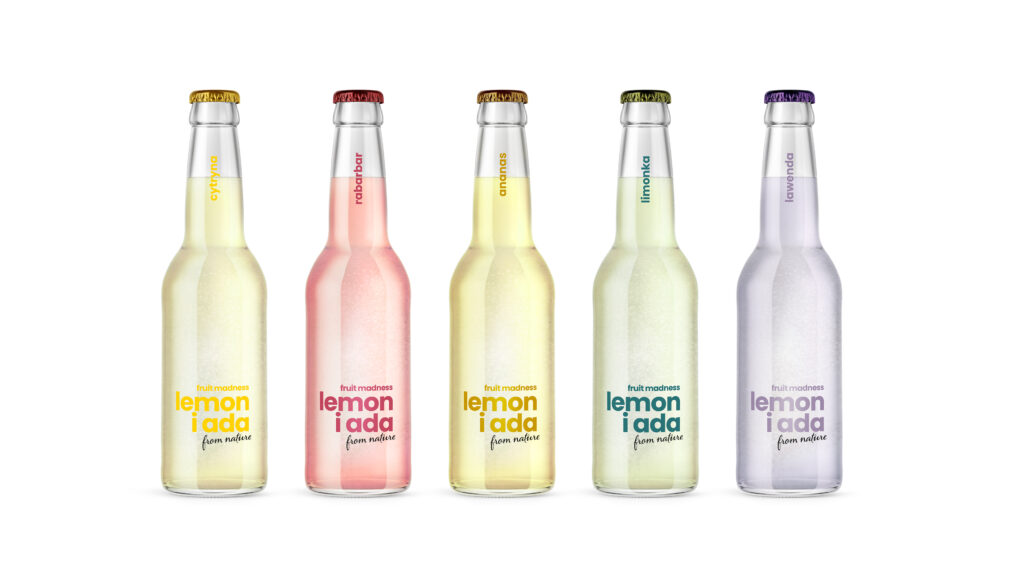 Lemon i Ada - from nature. napoje - projekt etykiet .