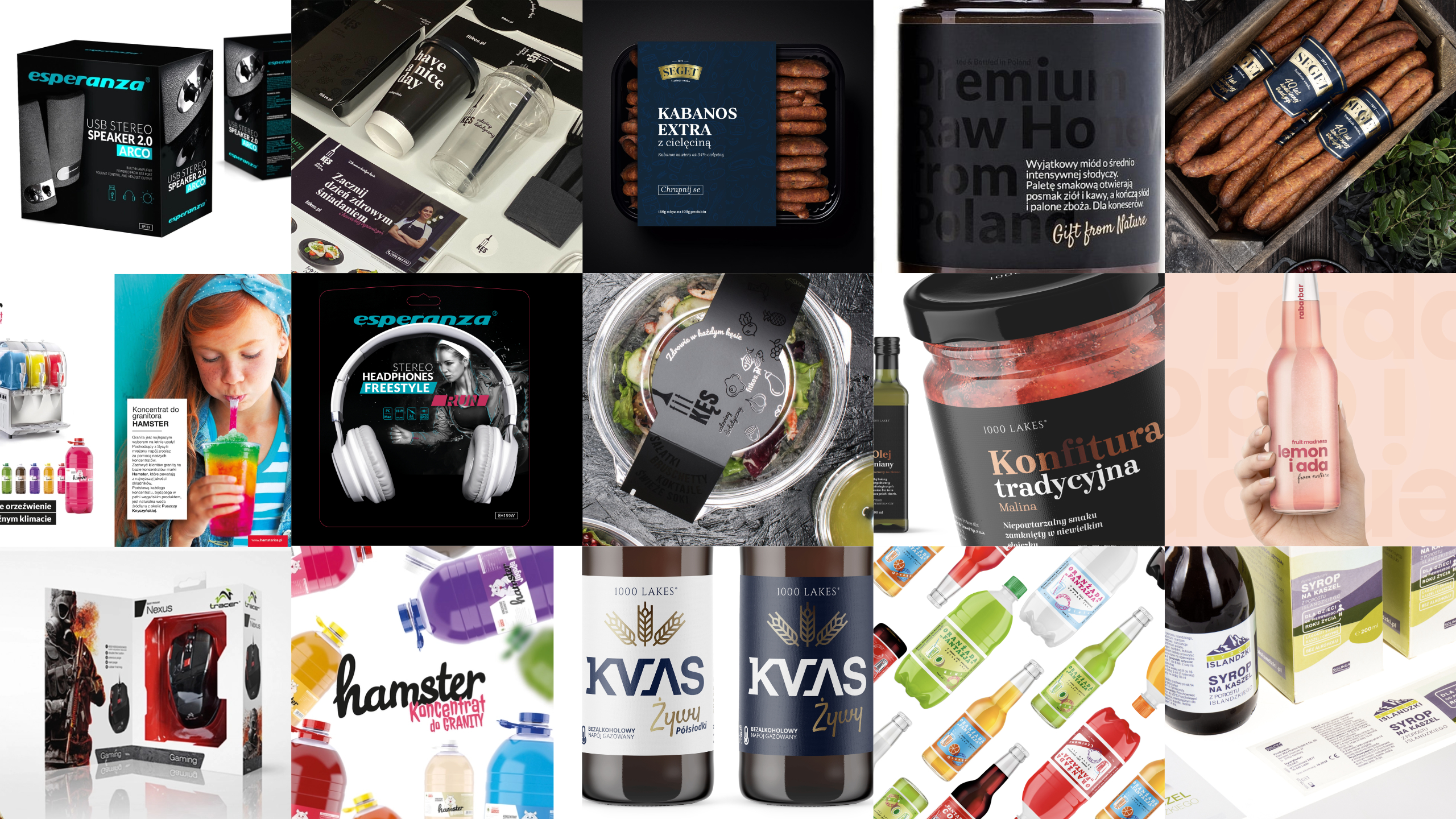 Zbiór projektów opakowań - Sebastian Rurarz